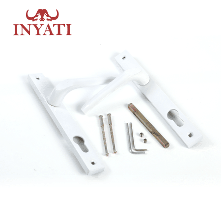Handle Aluminium Narrow Style Coated White Inyati Blister Packed - Image 2